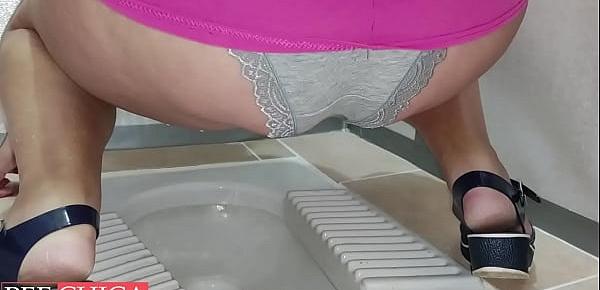  Watch now my piss in new panties WC